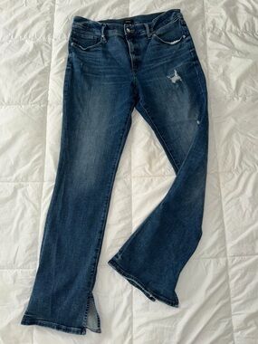 Express SkyScraper Distressed Blue Women’s Jeans - Stretch 14r